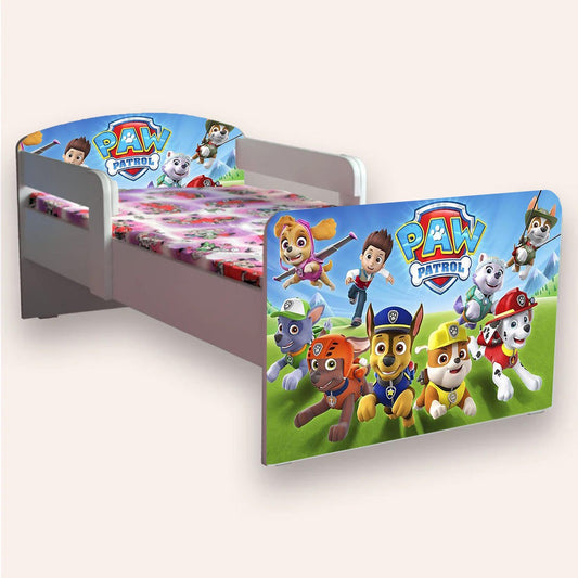 Pat copii Paw Patrol (Patrula catelusilor) cu manere varianta 2