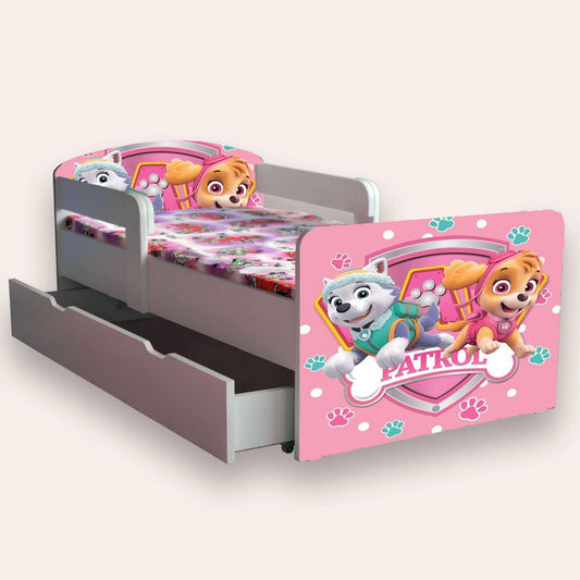 Pat copii PATROL FETE cu manere