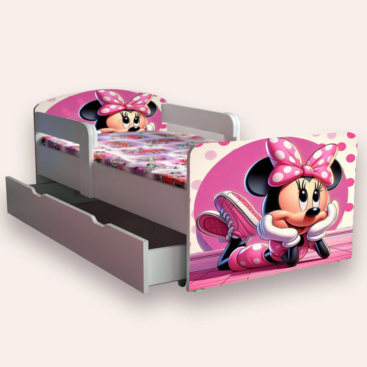 Pat copii Minnie Mouse cu manere varianta 3