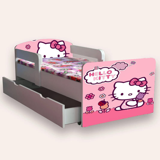Pat copii HELLO KITTY cu manere