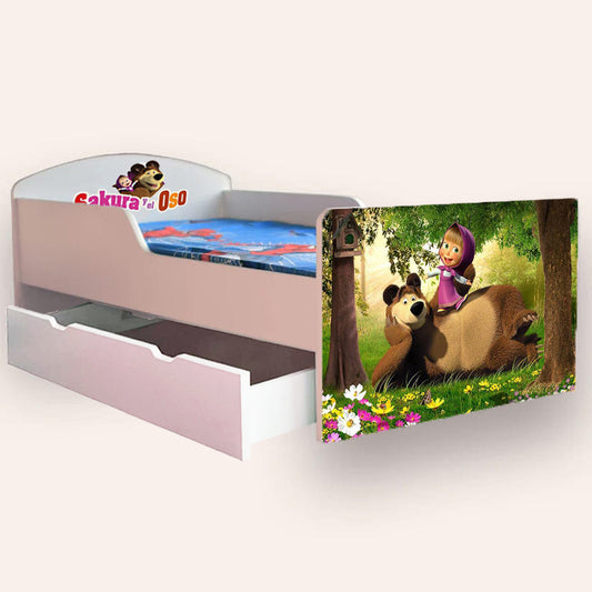 Pat copii Masha (Sakura) si Oso