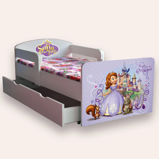 Pat copii Sofia cu manere