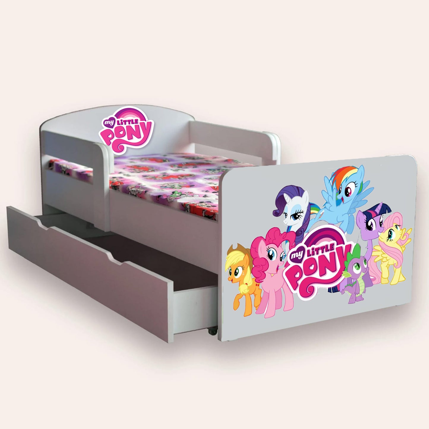 Pat copii Little Pony cu manere